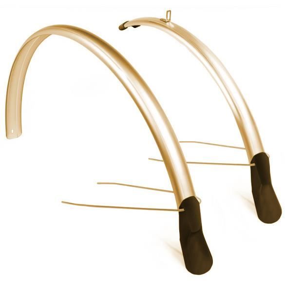 Eurofender skärm Scatto 51 mm - 28 tum rök plast - Vuxen fritidscykel