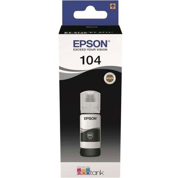 EPSON Epson EcoTank 104 Ink Refill Kit - Svart - Bläckstråle - 4500 sidor - 1 enhet(er) (C13T00P140)