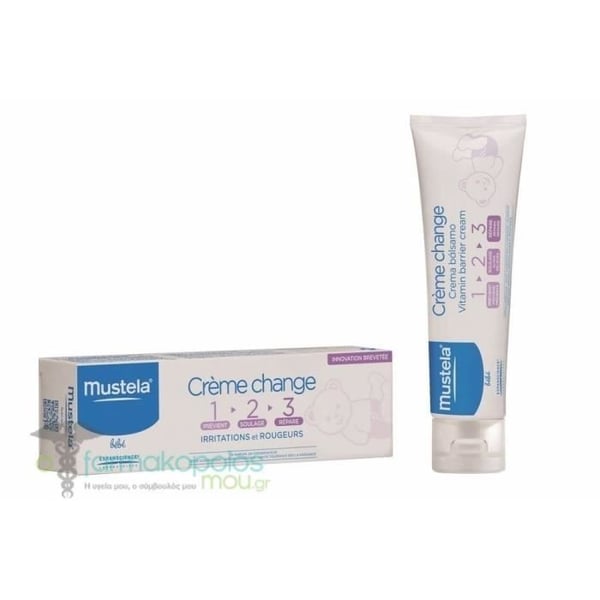 Mustela Vitamin Barrier Cream 123 50ml - Baby - Blandat - Hypoallergen