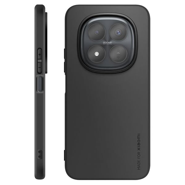 Skyddsfodral för Redmi Note 15 Pro Plus 5G Soft Touch Stöttålig med Höjda Kanter Xfm Svart