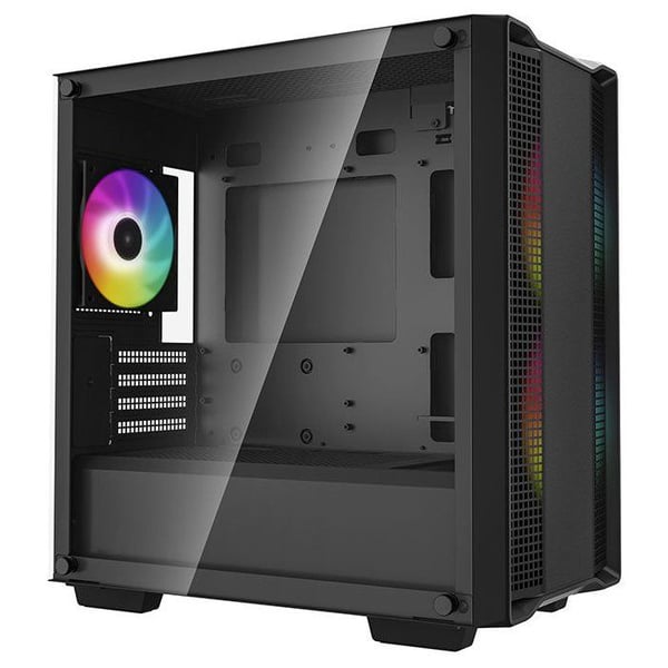 PC-fodral - DEEPCOOL - CC360 A-RGB (svart) - Minitorn - Micro-ATX-format - 3x120 mm A-RGB