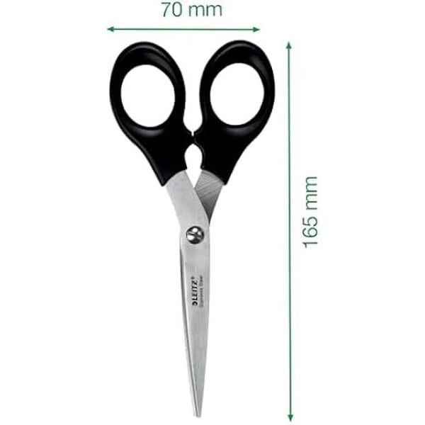 Saxar - LEITZ - 165 mm - Rostfritt Stål - Ergonomiska - För Höger- och Vänsterhänta