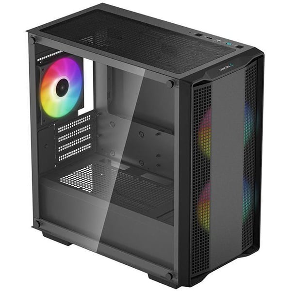 PC-fodral - DEEPCOOL - CC360 A-RGB (svart) - Minitorn - Micro-ATX-format - 3x120 mm A-RGB