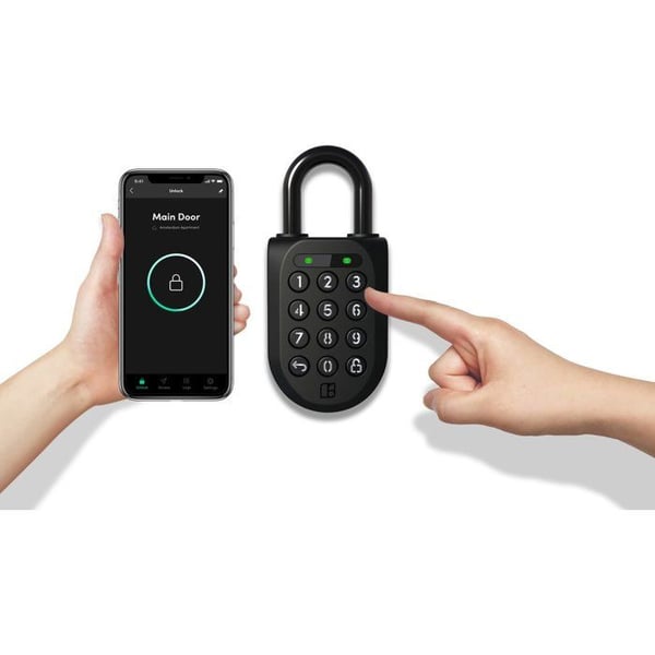 igloohome Smart Padlock 2 – Smart Lås med Kod och App – Robust och Vattentät