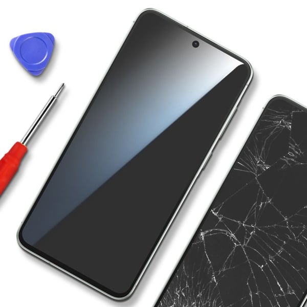 Fullskärm för Galaxy A56 OLED-panel + Touchglas + Mörkgrön ram