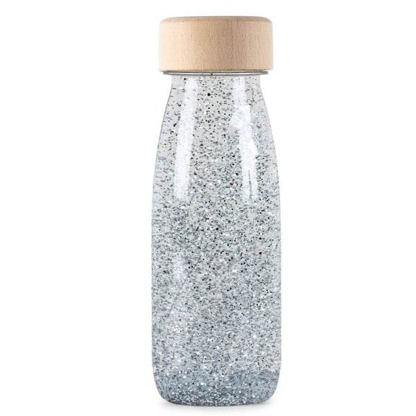 Petit Boum - Flytande sensorisk flaska i silver - COOL KIDS PROJECT