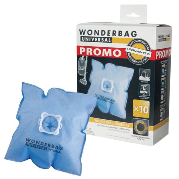 Sacs microfibrer i 10-pack WONDERBAG WB408120 för Dammsugare