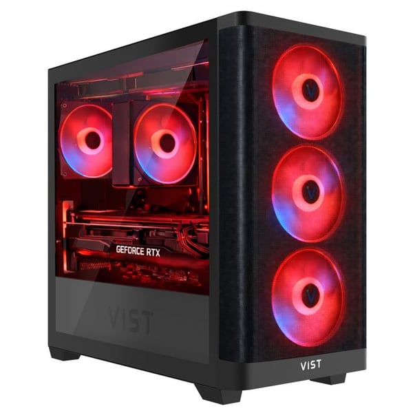 VIST PC Gaming Core i5 12400F - RAM 32Go - RTX 5060Ti - SSD 1To M.2 - WiFi6 - BT - Windows 11 Pro