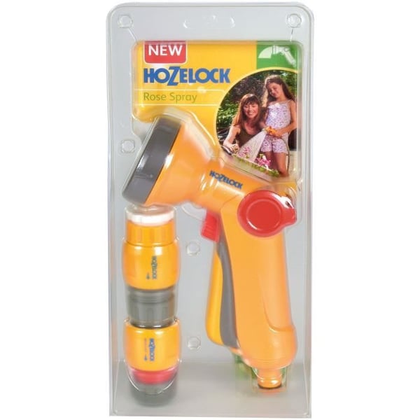 HOZELOCK Mjuk vattning avtryckare pistol kit rosa spray blister