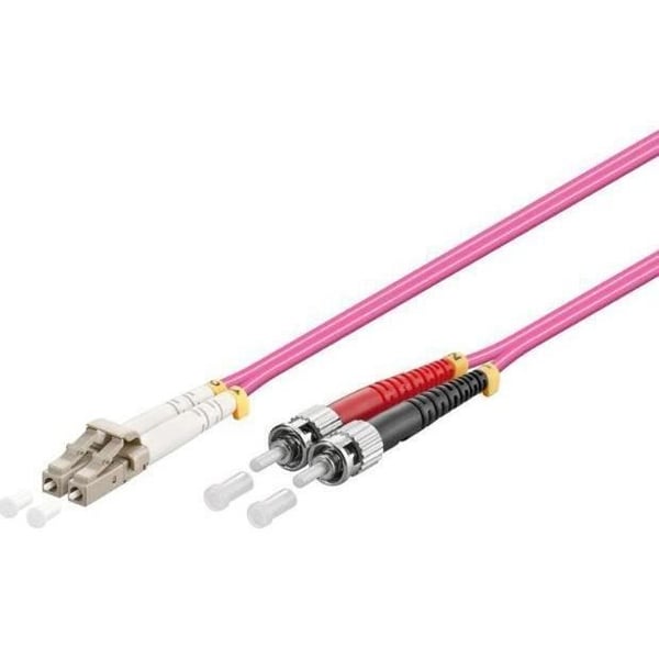 Optisk fiberkabel - MICRO CONNECT - FIB412002-4 - OM4 - 2m - lila