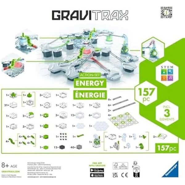 GraviTrax startpaket - RAVENSBURGER - 27482 - Kulbana - 150 delar - 8 år och uppåt