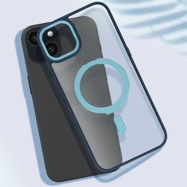 Coque - MagSafe - iPhone 15 - Silikon Gel - Magnetring - Videostöd