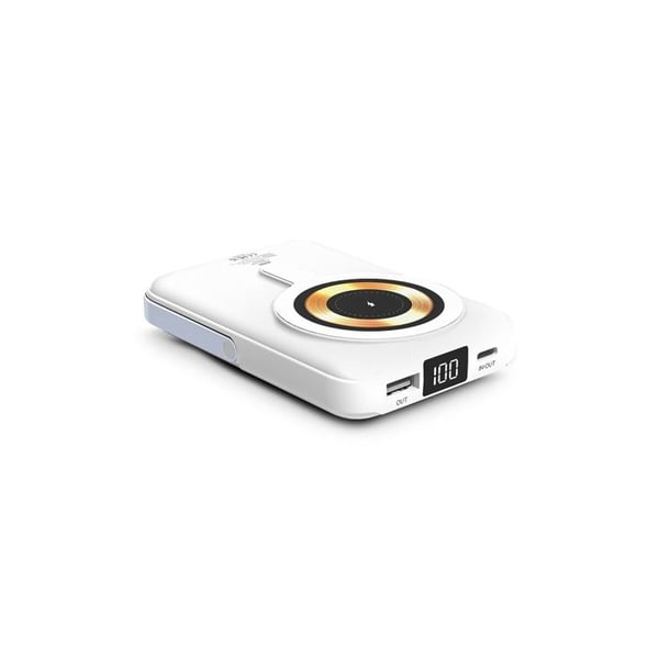 Externt batteri Urban Factory MAGNETISKT EXTERNT BATTERI 10 000MAH VIT