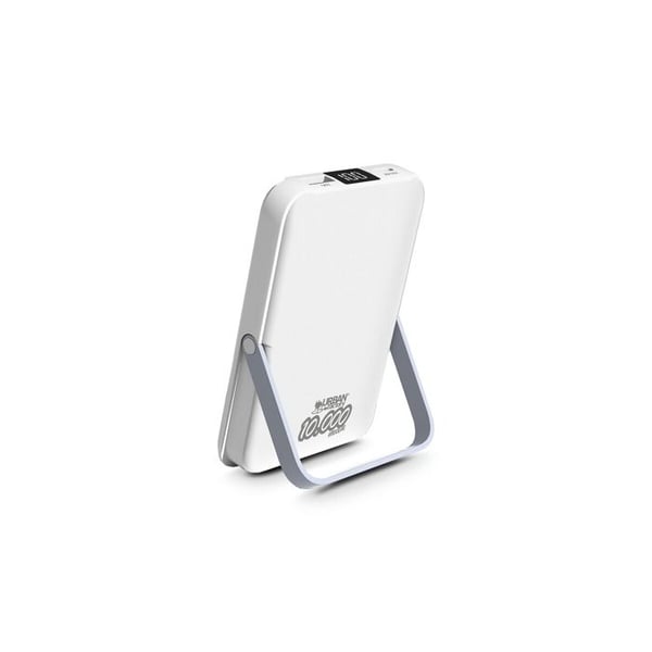Externt batteri Urban Factory MAGNETISKT EXTERNT BATTERI 10 000MAH VIT