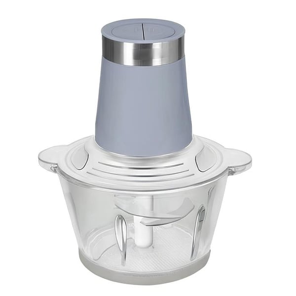 Elektrisk Hackare 200W 2 liter 2 Hastigheter med Grå Glasbowl