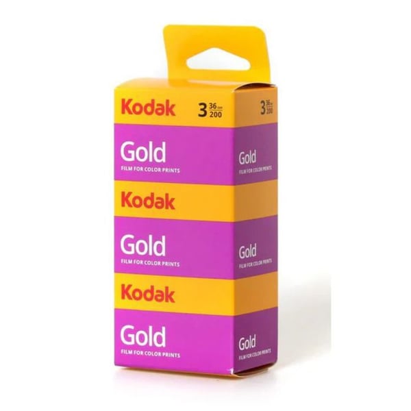 Fotofilm - KODAK - Gold 200 Färg 36 Bilder - Förpackning med 3 stycken