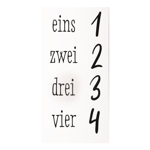 Film transfer Adventsiffror, 1 - 4, Siffror 1,5 - 3cm, 1ark