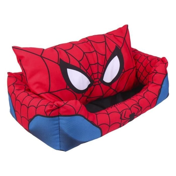 Hundkudde - Marvel - Spiderman - Röd och blå - Rektangulär - 65 x 45 cm