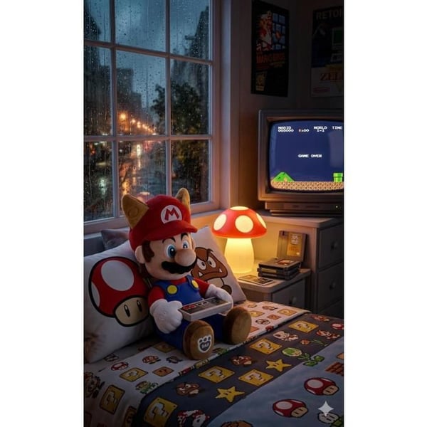 Simba - Super Mario - Tanuki Mario Plush 30 cm