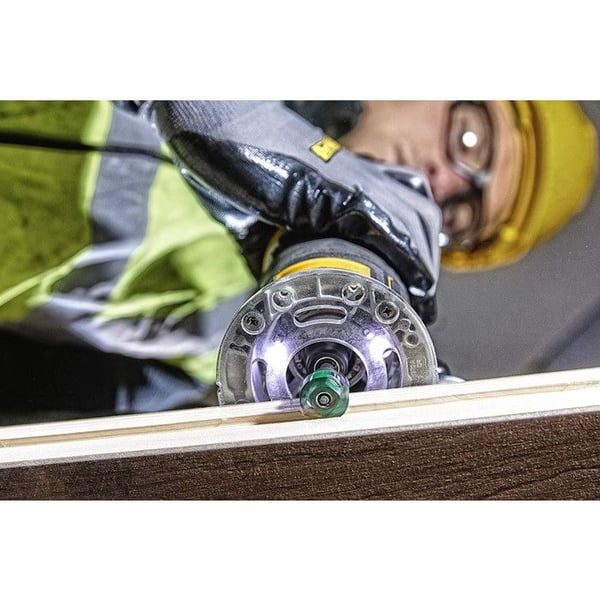 Affleureuse fræser 18V XR DCW604NT (uden batteri eller oplader) i T-STAK kasse - DEWALT - DCW604NT-XJ