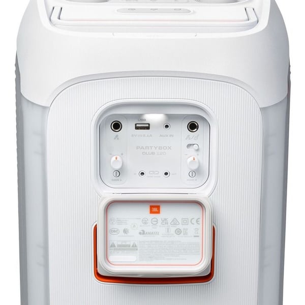 Portabel högtalare JBL PartyBox Club 120 Bluetooth Vit