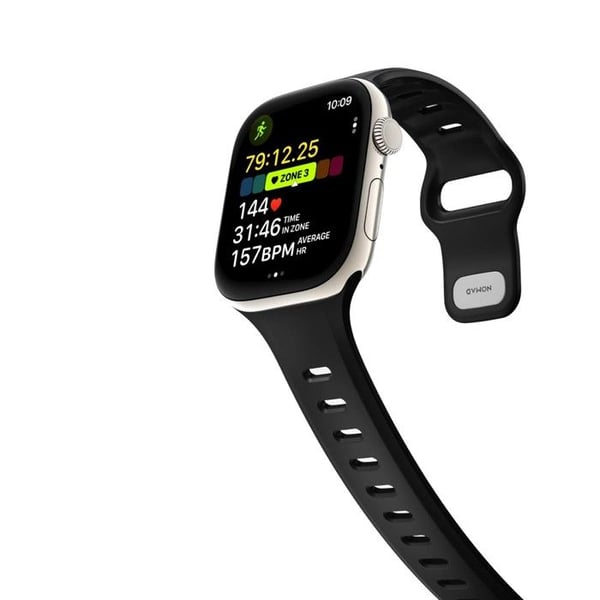 Nomad sportarmband för Apple Watch 45/46mm svart