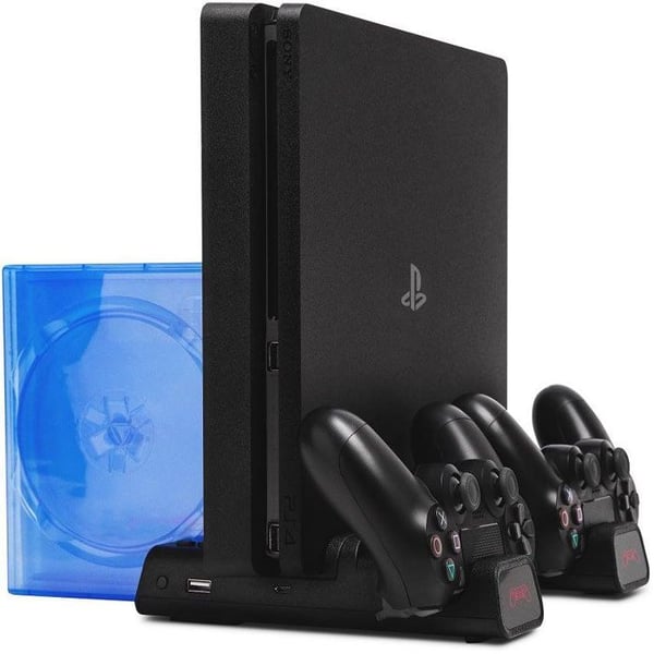 Spelstöd - Froggiex FX-P4-C3-B - Multifunktion - Kompatibel med PS4 - Svart färg