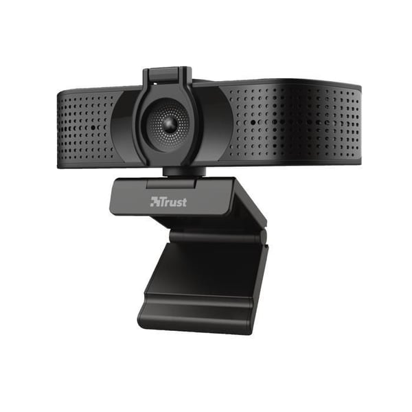 Trust Teza 4K Ultra HD-webbkamera, 3840x2160, med 2 inbyggda mikrofoner och autofokus, USB Plug & Play