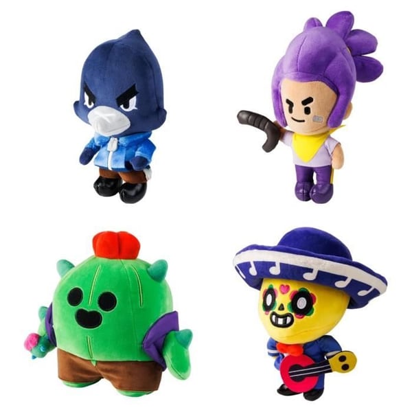 Peluche - Brawl Stars - BRW7014 - Svart - För barn från 3 år