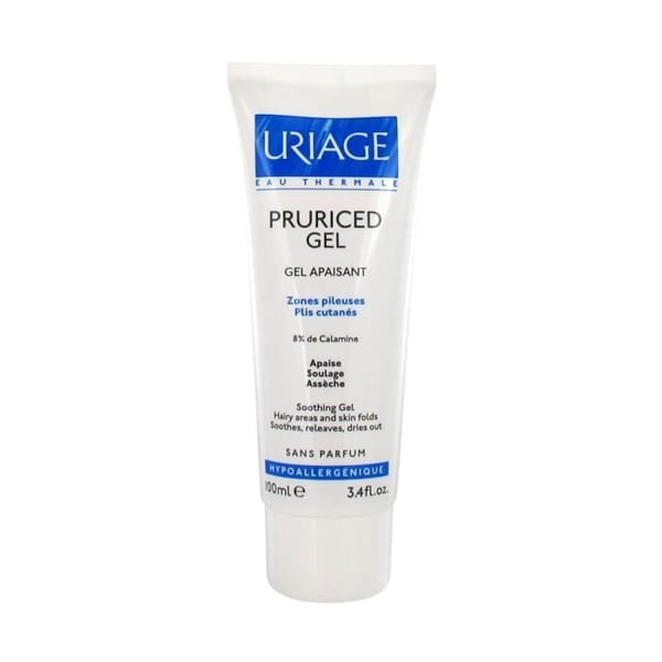 Gel Lugnande - Uriage - Pruriced - 100ml - Icke Fet - Hög Tolerans - Kylningseffekt