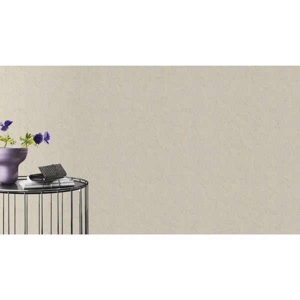 Rasch Det Bästa 2025 483505 Non-woven tapet Enfärgad 10.05 x 0.53 m Beige Kräm