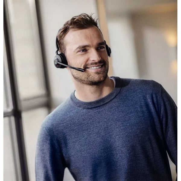 Hörlurar Mono - JABRA - Engage 45 SE - Bredd mikrofon - Hållbar design - Räckvidd 150m