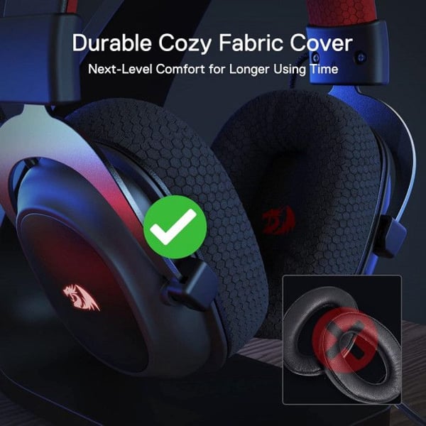 Gaming Headset - Redragon - H510 PRO Zeus-X - Trådlös - Surroundljud 7.1 - RGB-belysning