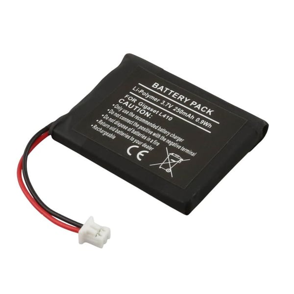 Ersättningsbatteri för Gigaset L410 Li-Polymer 3,7V 850mAh 250mAh 0,9Wh
