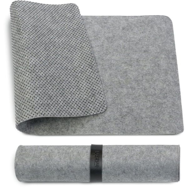 Bordstablett - MOSH - 70 x 35 cm - Filt - Halkfri - Grå