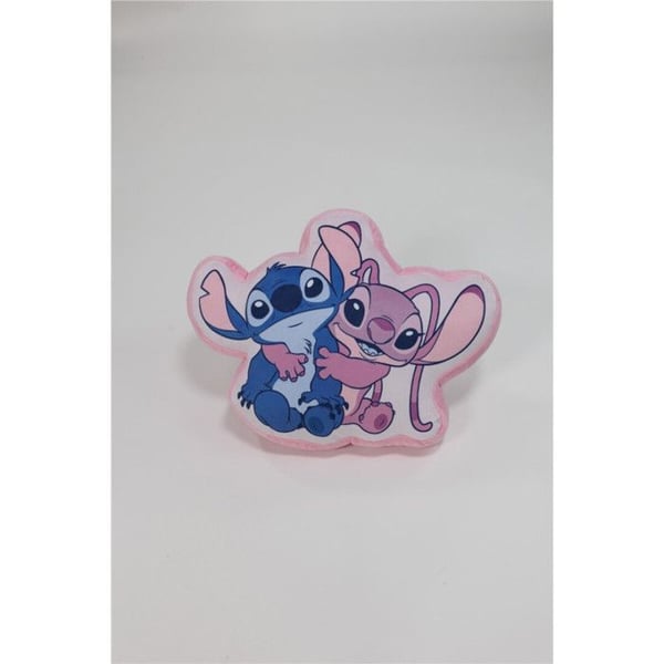 Kudde Standard - AYMAX - Stitch & Angel - 100% Polyester - Officiell Licens - Oeko-Tex