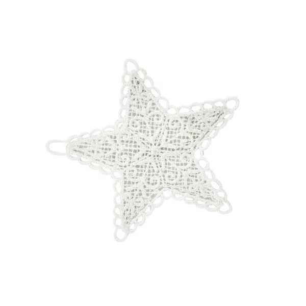 MégaCréa DIY - Hängande virkade stjärnor 8 cm 4 stycken