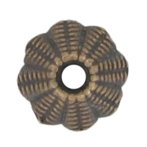 MégaCréa - Konisk metallskål Ø 8 mm Brons (10-pack)