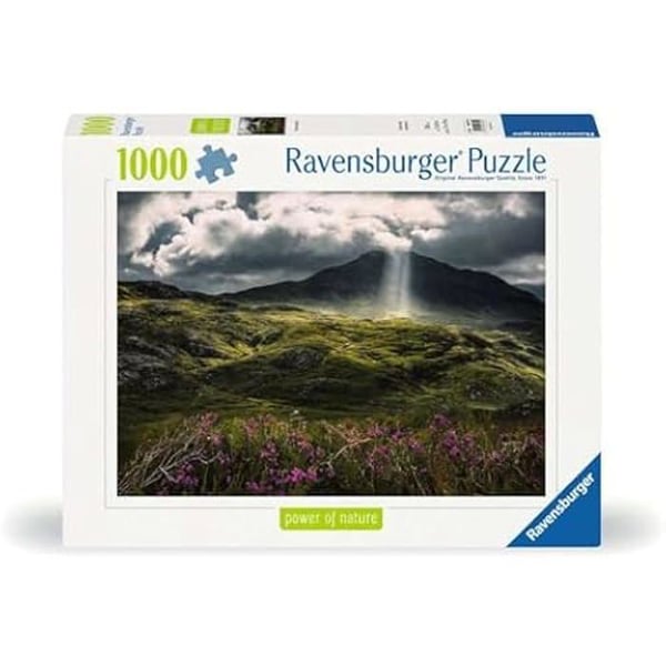 Pussel 1000 bitar - RAVENSBURGER - Mystiska Berg - Naturlandskap - Multikolor - Från 14 år