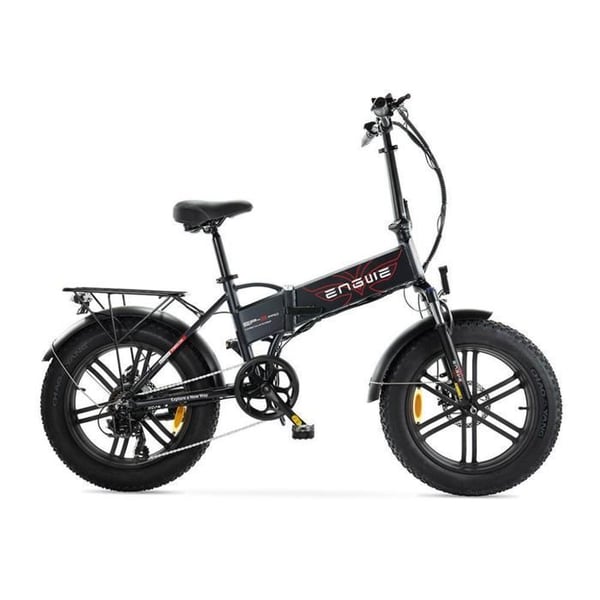 ENGWE EP-2 Boost Elcykel Fällbar – Fatbike – 20 Tum – Motor 250W – 7 Växlar – Räckvidd 120 km – Svart