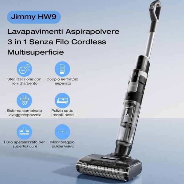 Langaton Imuri - JIMMY - HW9 - 300 W - Irrotettava Akka - Kaksoisstara