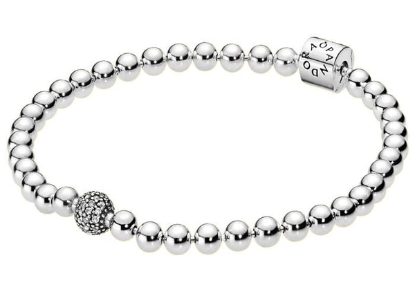 Armband Kvinna - PANDORA - 598342CZ-21 - 925/1000 Silver - Kubisk Zirkonia - 21 cm
