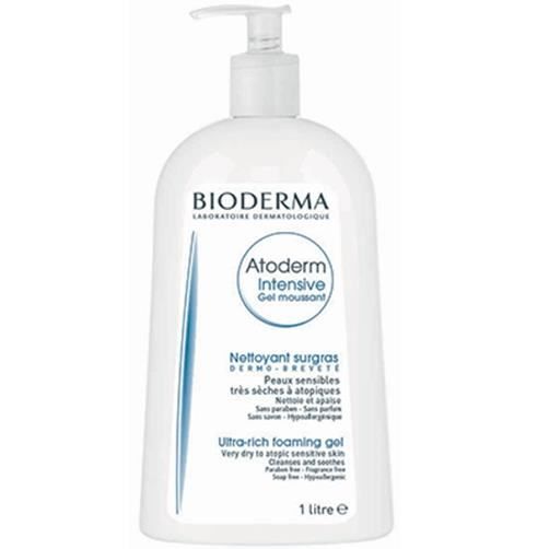 Rengöringsgel - BIODERMA - Intensiv Skumgel - 1L - Hypoallergeniskt - Flaska