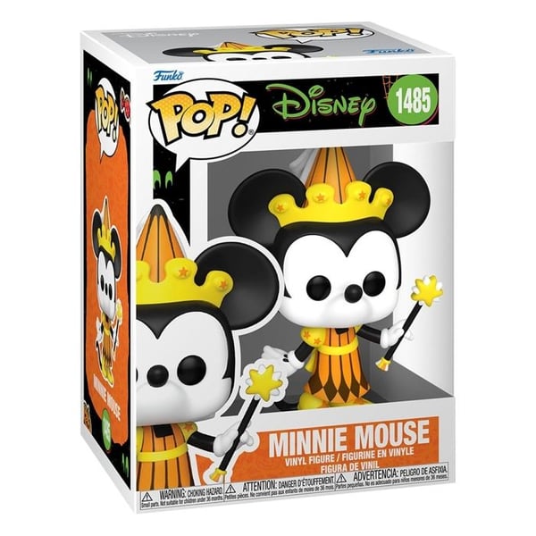 Figurine Pop - FUNKO - N°1485 - Minnie - Prinsesskostym - Flerfärgad