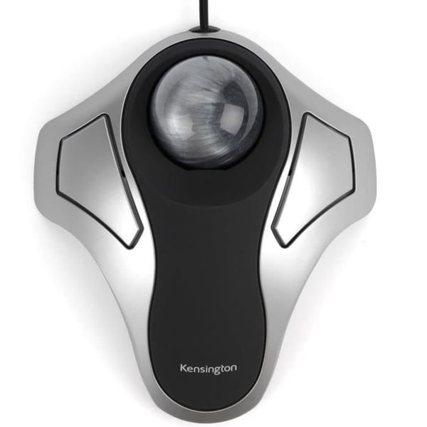 Kensington, Wired Ergonomic TrackBall Mouse för PC, Mac, Ambidextrous, Grå
