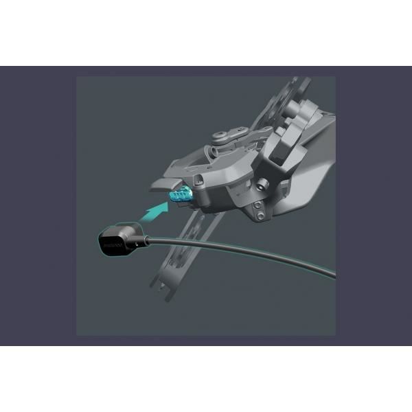 Shimano laddningskabel - EW-EC300 - 1,50 m - Kompatibel med Di2 12 växlar - Svart - Snabbladdning