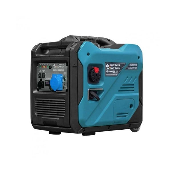 Generator-inverter i ljudisolerad låda KS 6000iE S ATS med integrerat ATS-system. Maximal effekt: 5.5 kW/nominal: 5.0 kW