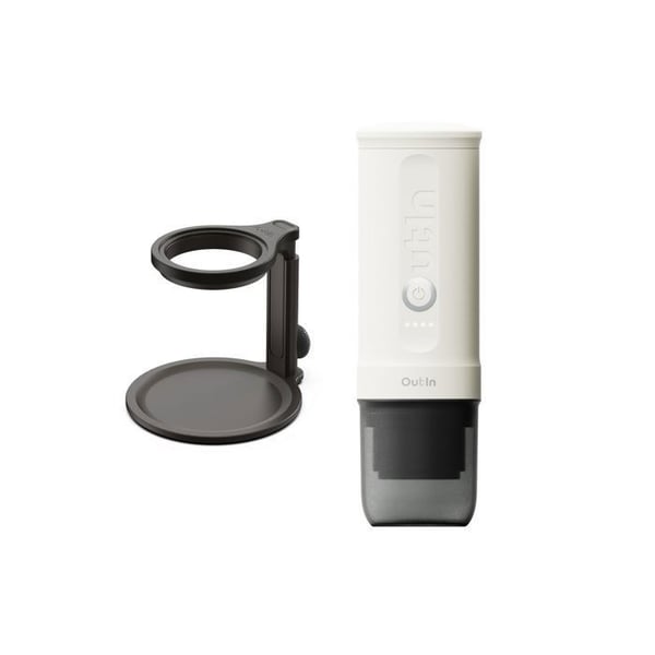 Kit OutIn Nano Maskin Expresso + Universellt Stöd Vit Perle