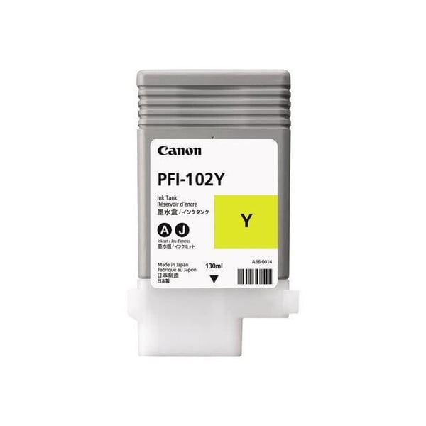 CANON PFI-102 Y Originalbläckpatron - 130 ml - Gul