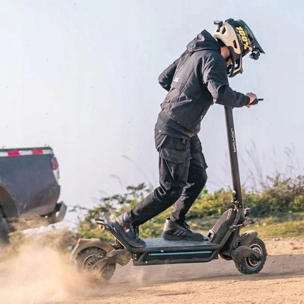 JOYOR E6-S - Off-road el-scooter 11 tum - 2 motorer 1600 W -- 60 V - Batteri 31,5 Ah